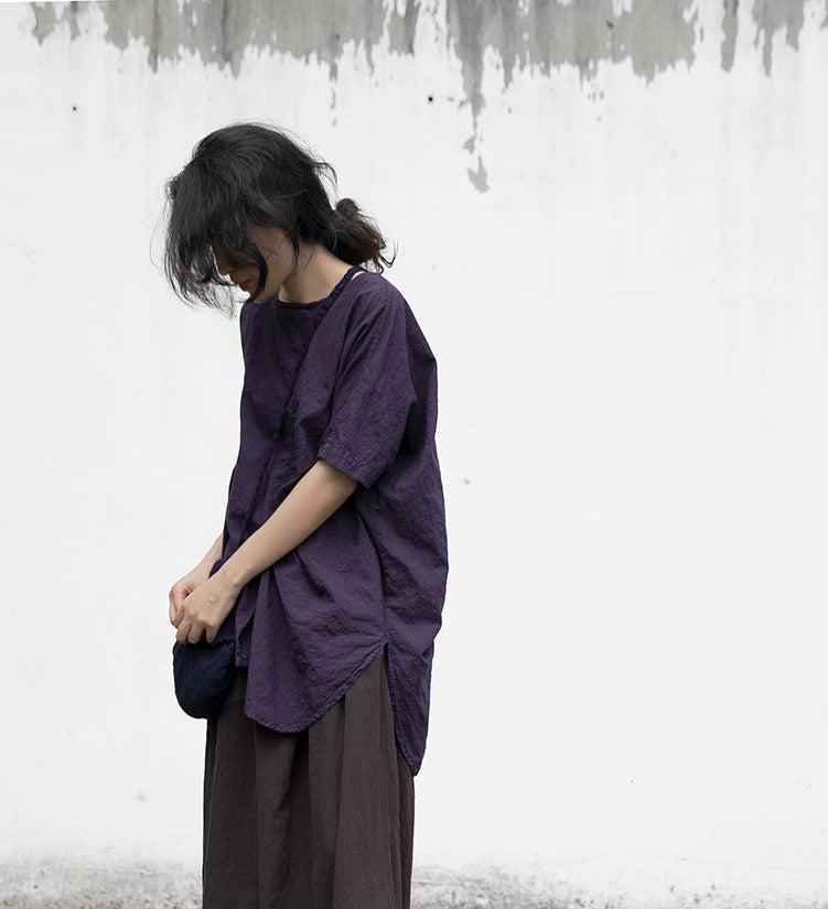Asymmetric Top in Dark Purple