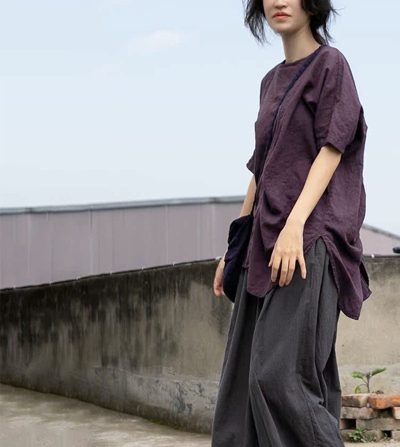 Asymmetric Top in Plum