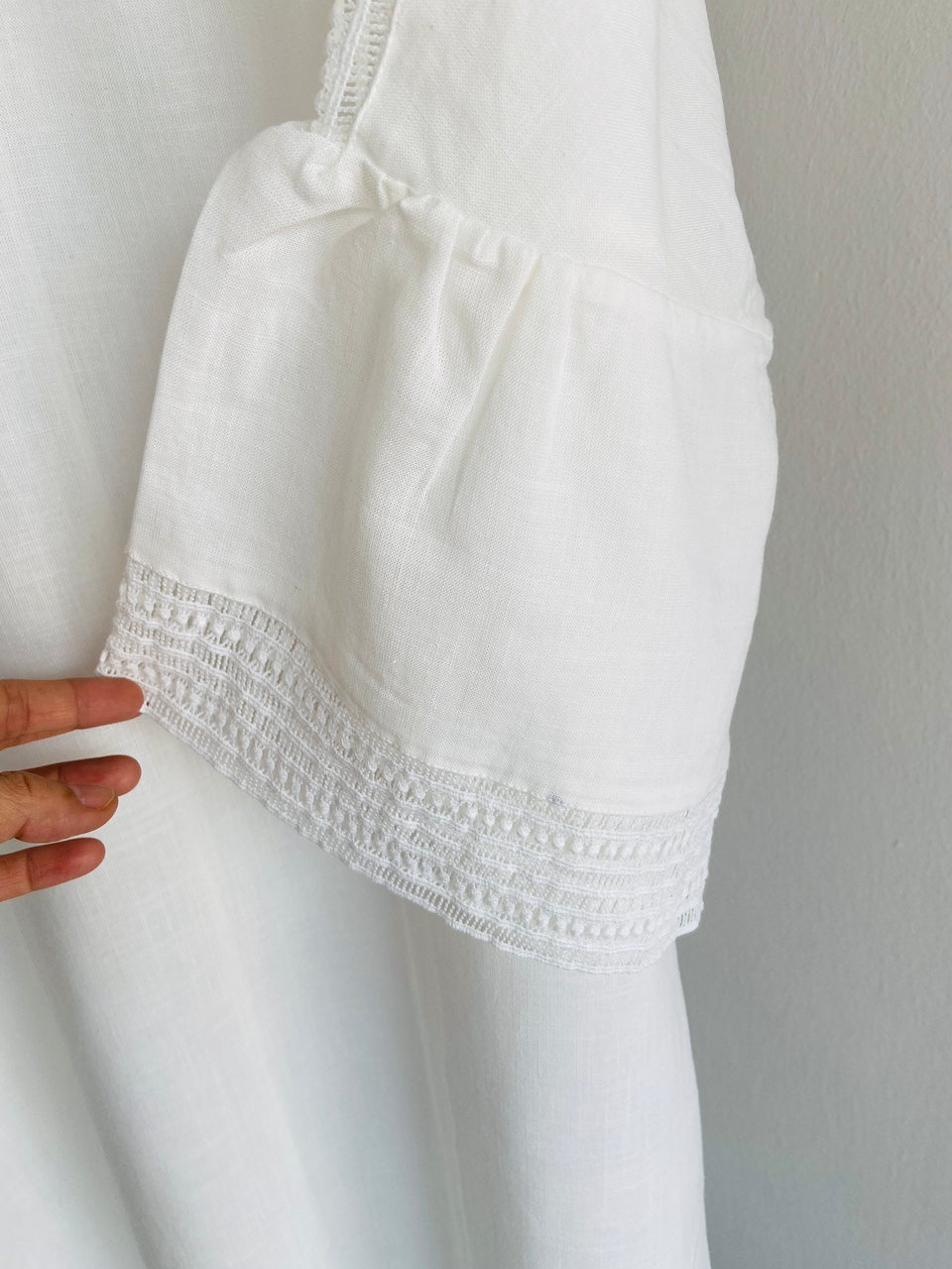 French Style Linen Dress