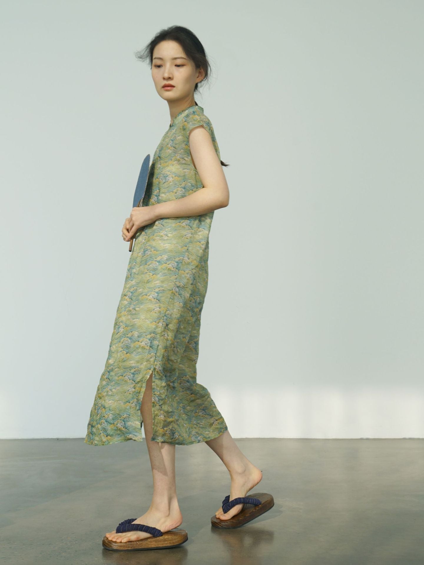 Green Mountain Cheongsam Dress