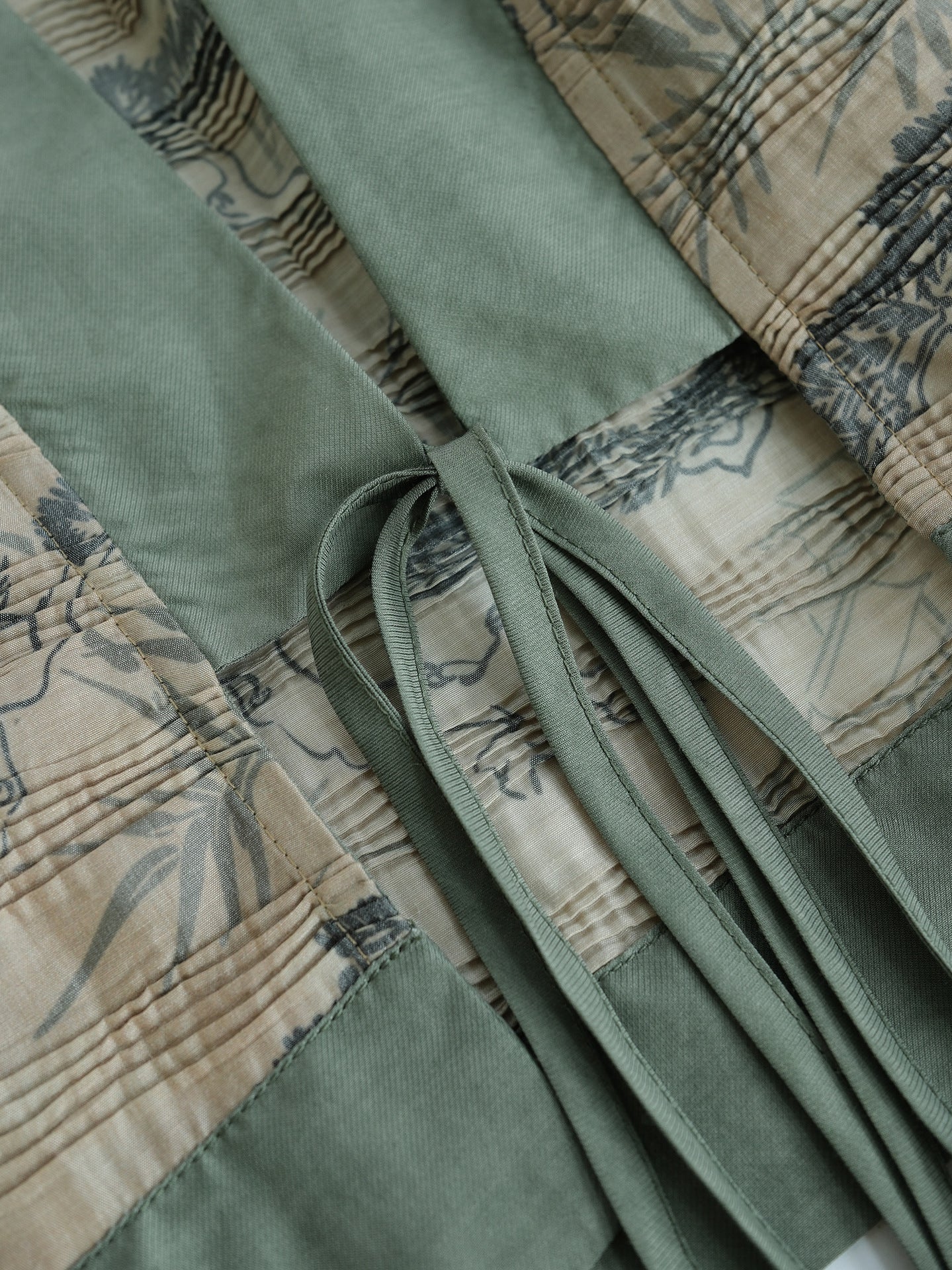 Green Pine Kimono Coat