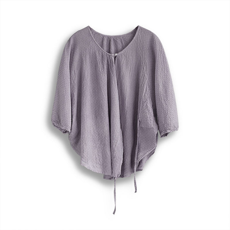 Hanfu Cheongsam Qipao Top in Light Purple