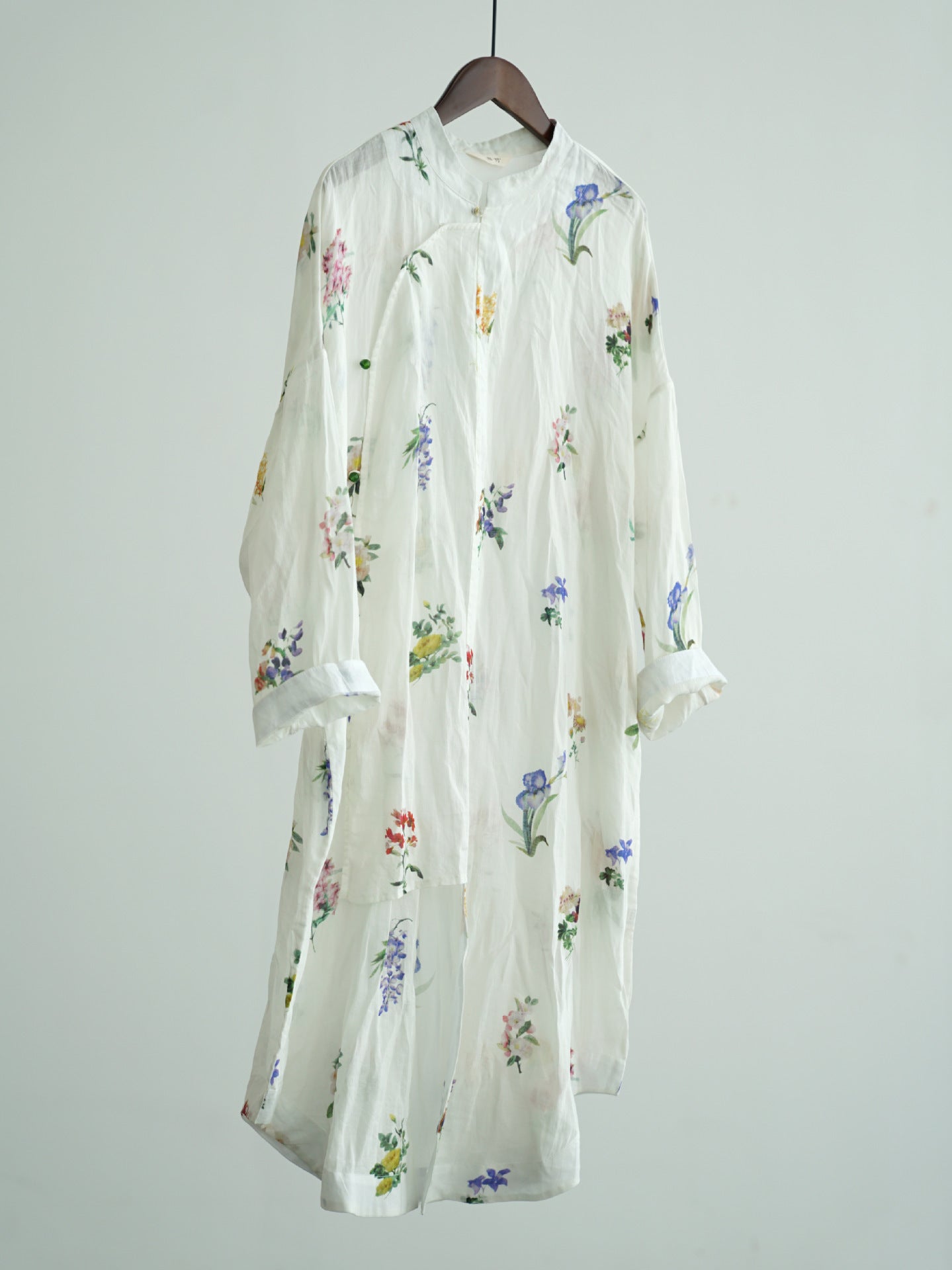 Multi Floral Cheongsam Qipao Dress
