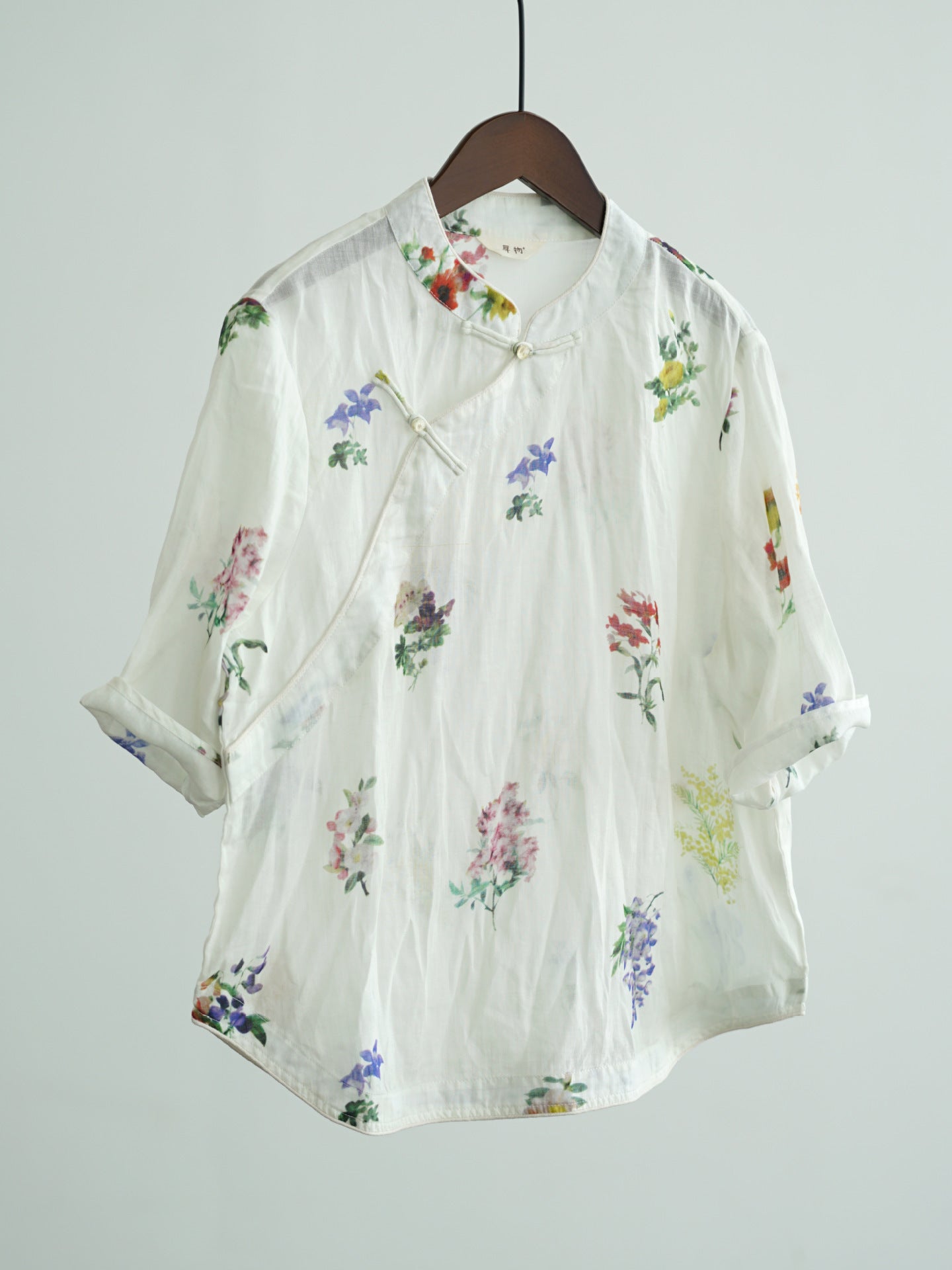 Multi Floral Samfoo Top