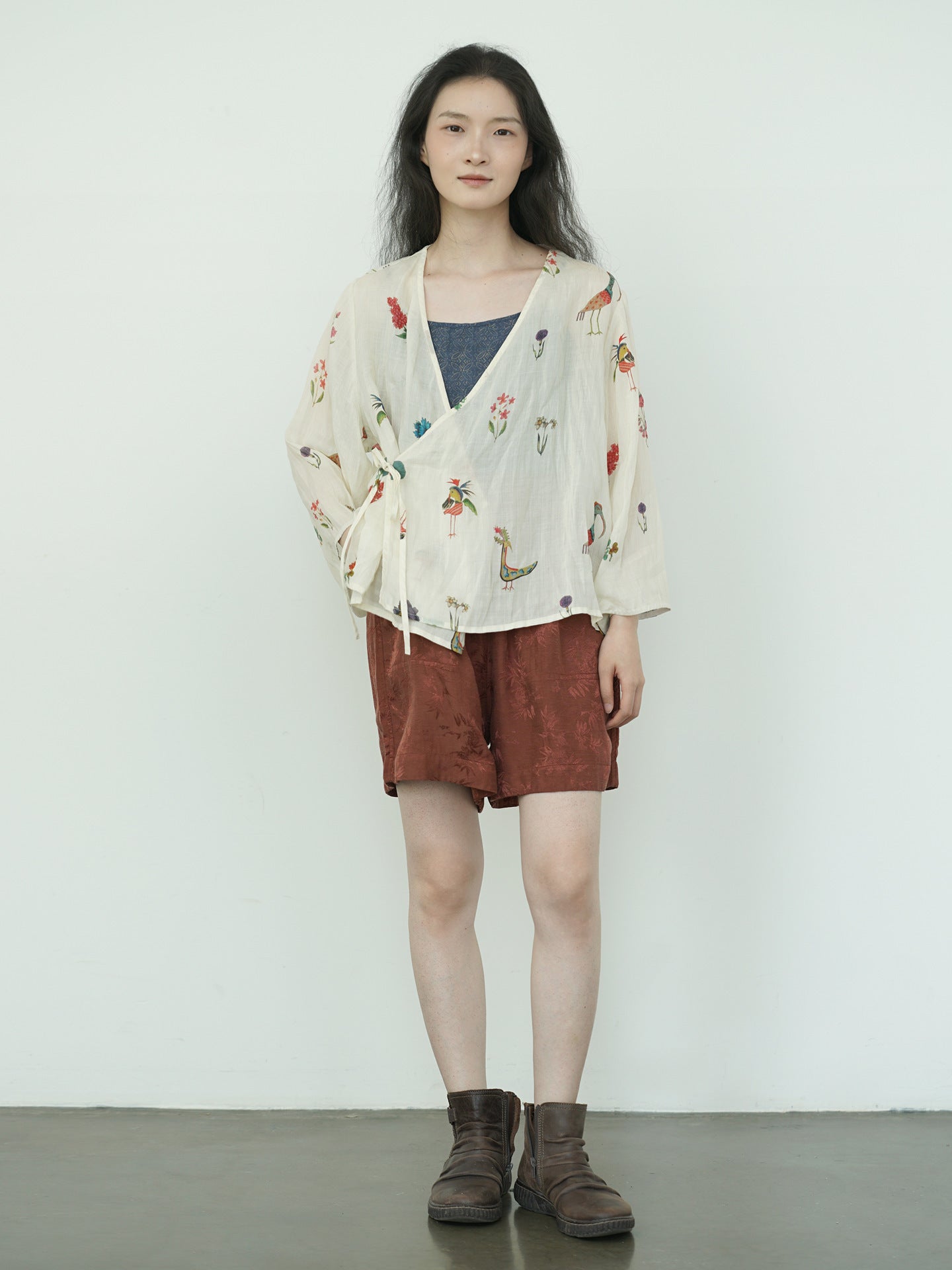 Spring Floral Kimono Top