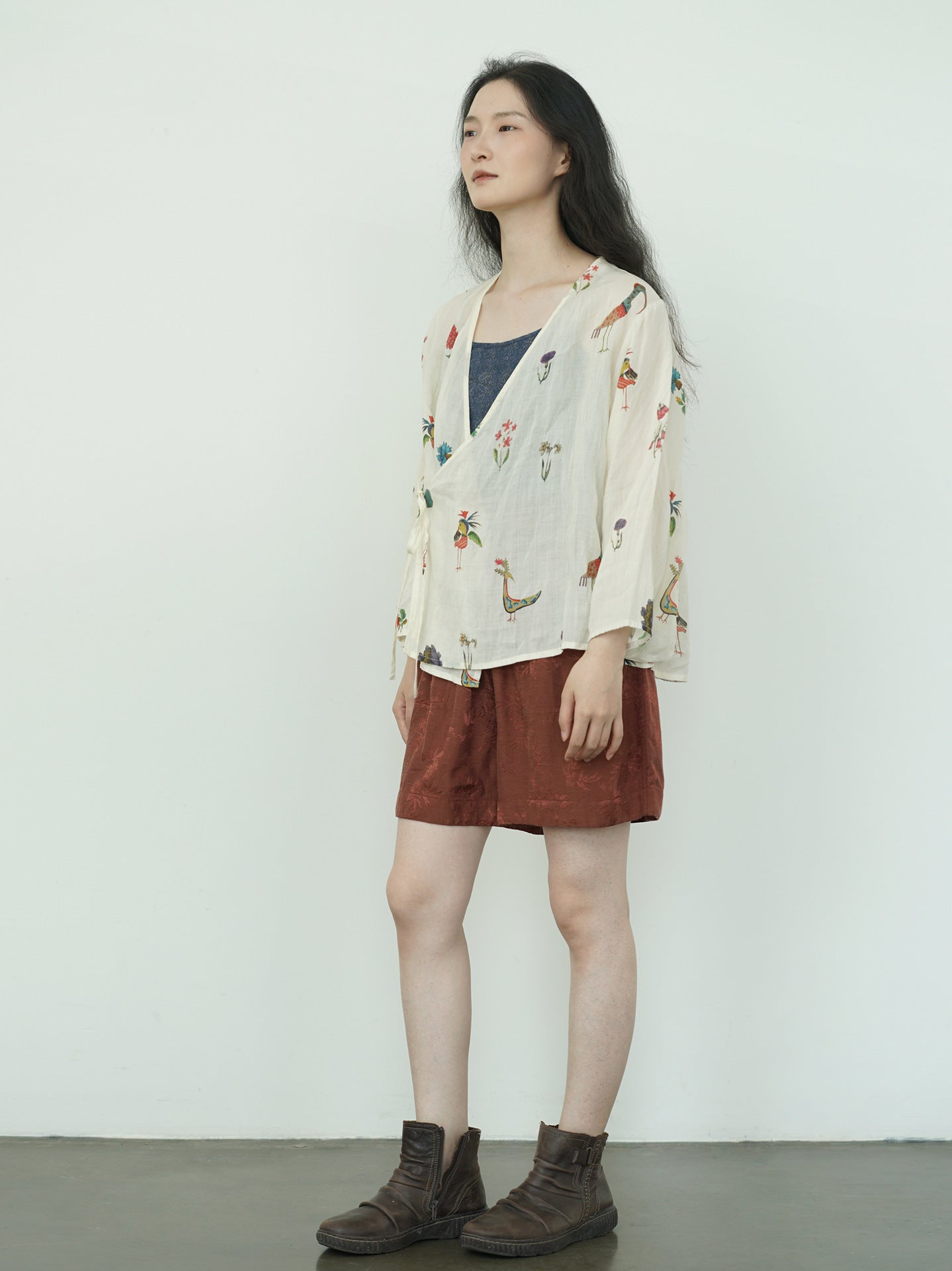Spring Floral Kimono Top