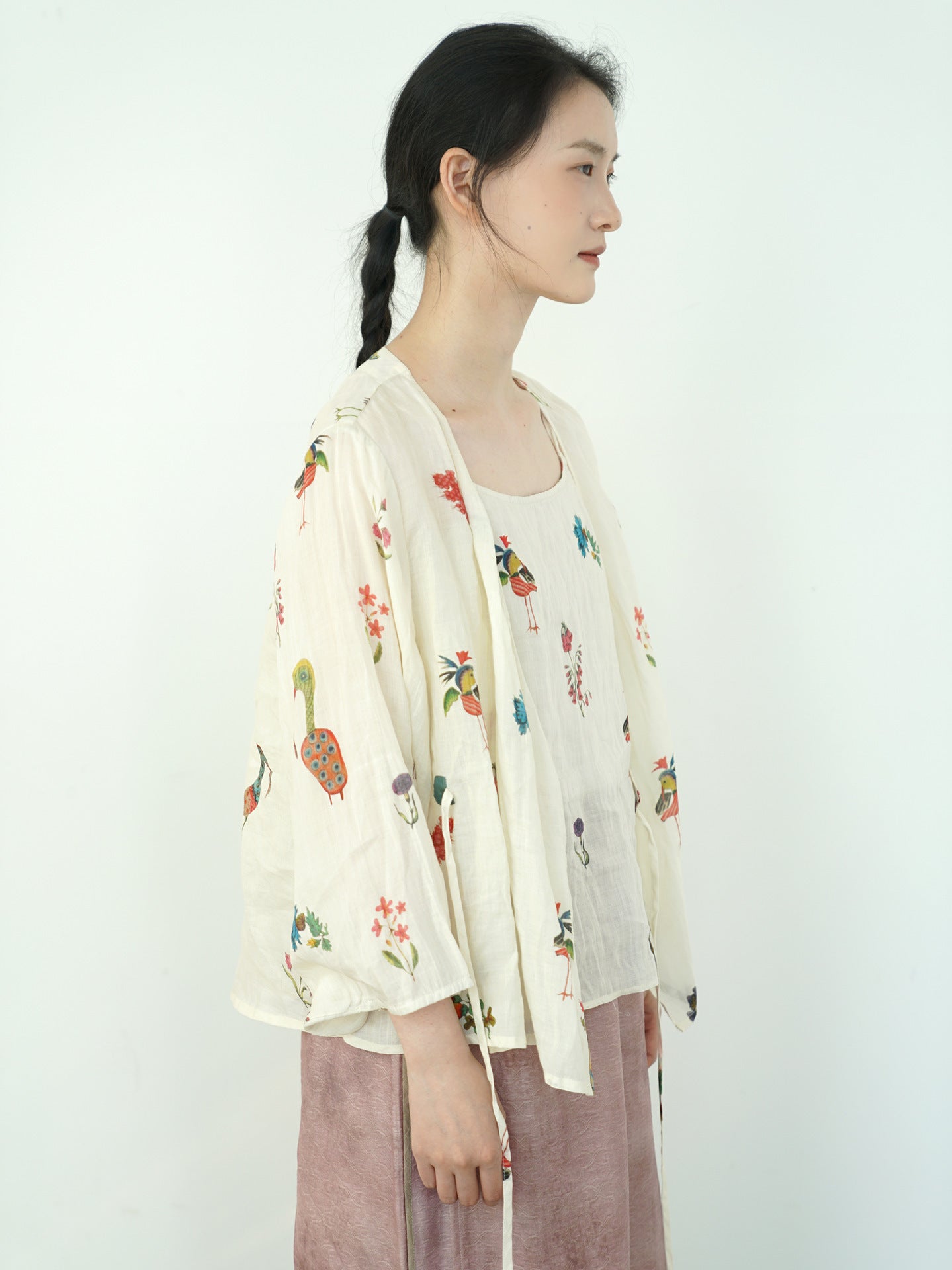 Spring Floral Spaghetti Strap Top