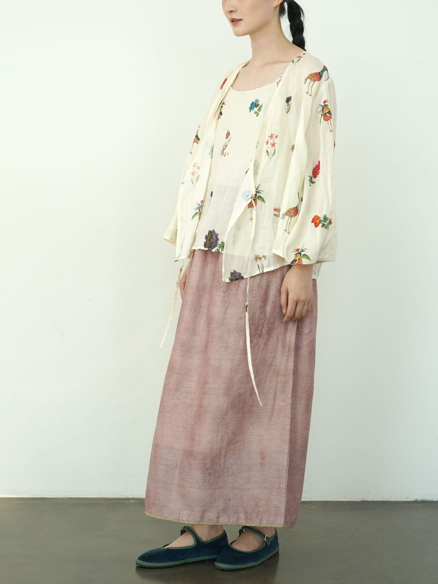 Spring Floral Kimono Top