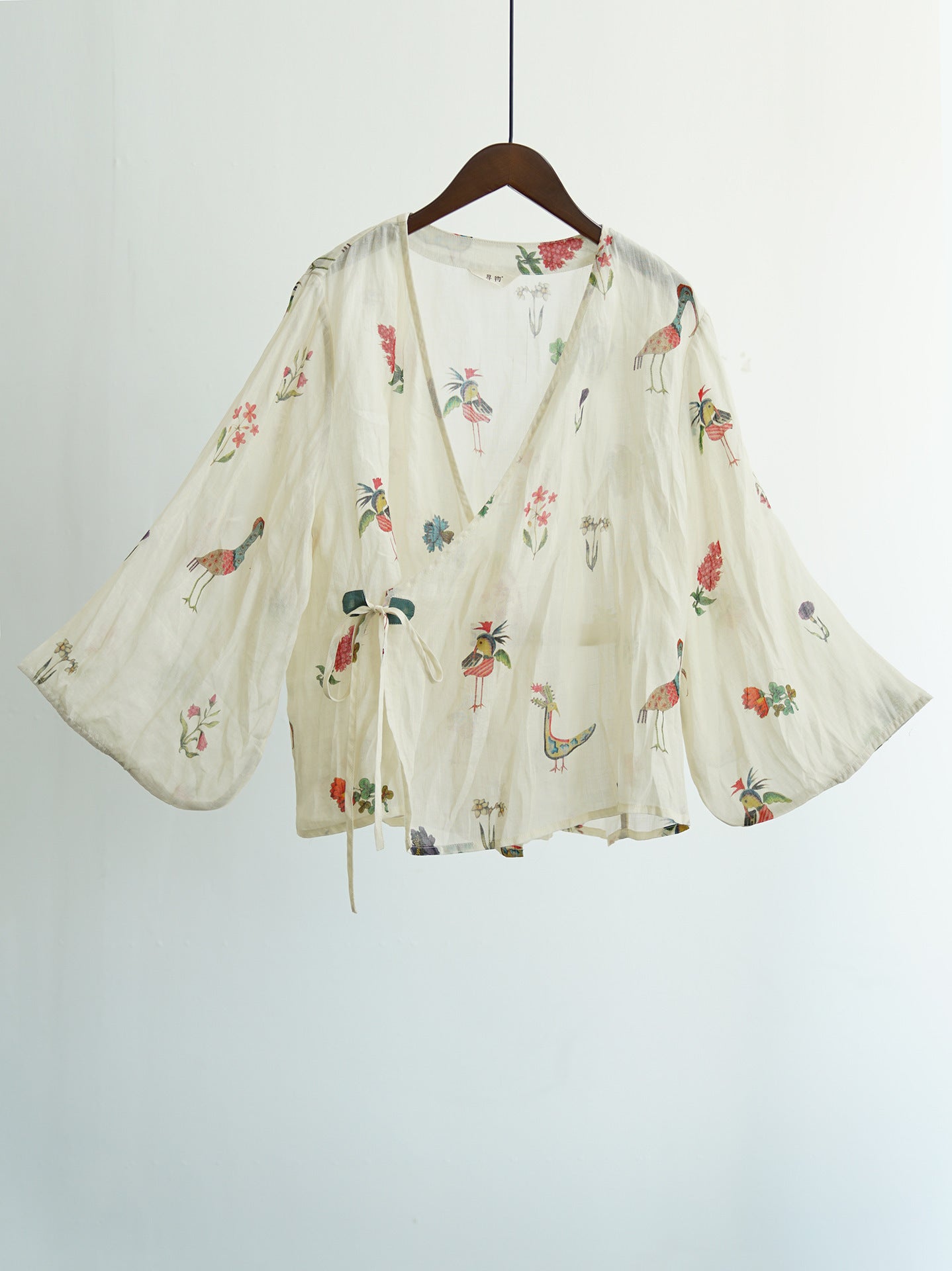 Spring Floral Kimono Top