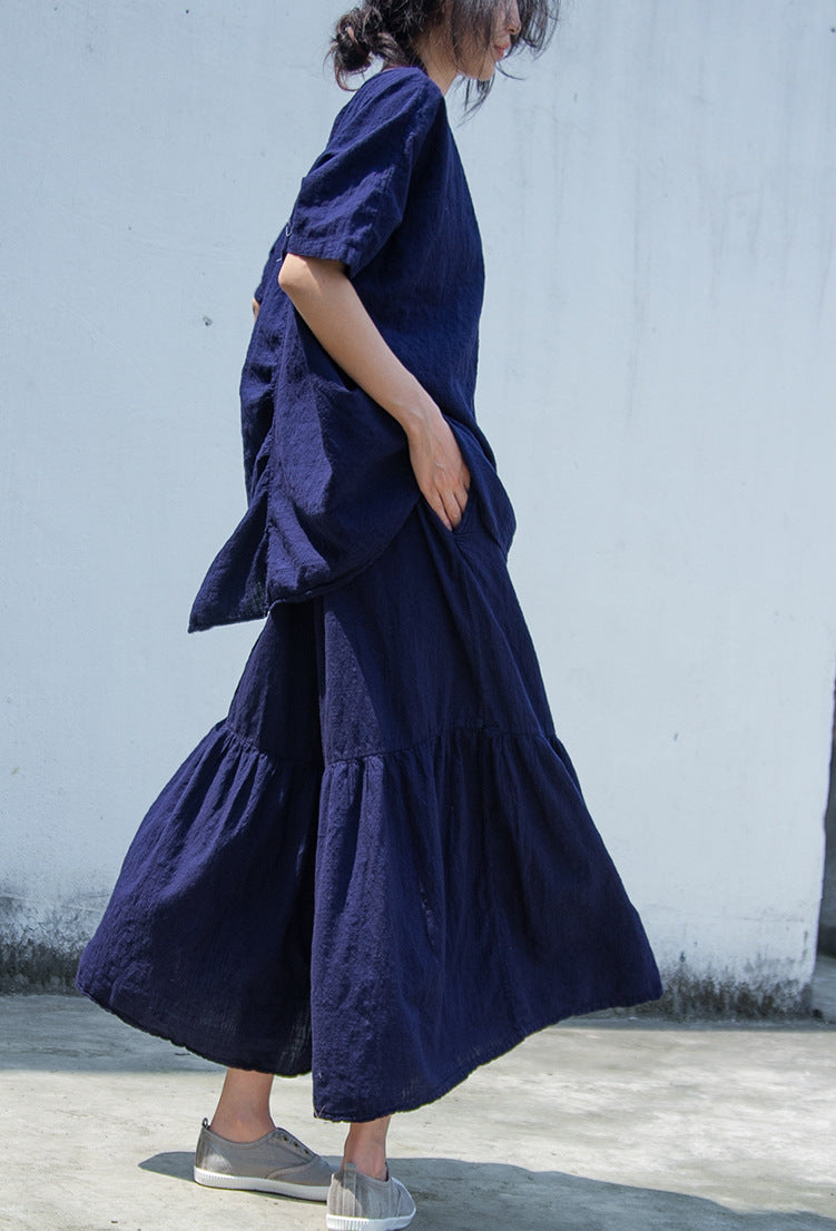 Asymmetric Top in Royal Blue