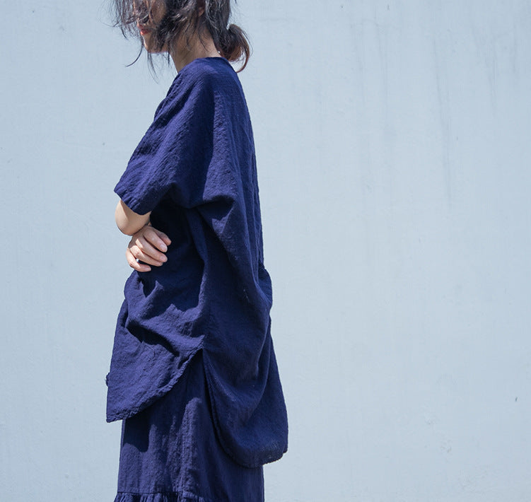 Asymmetric Top in Royal Blue