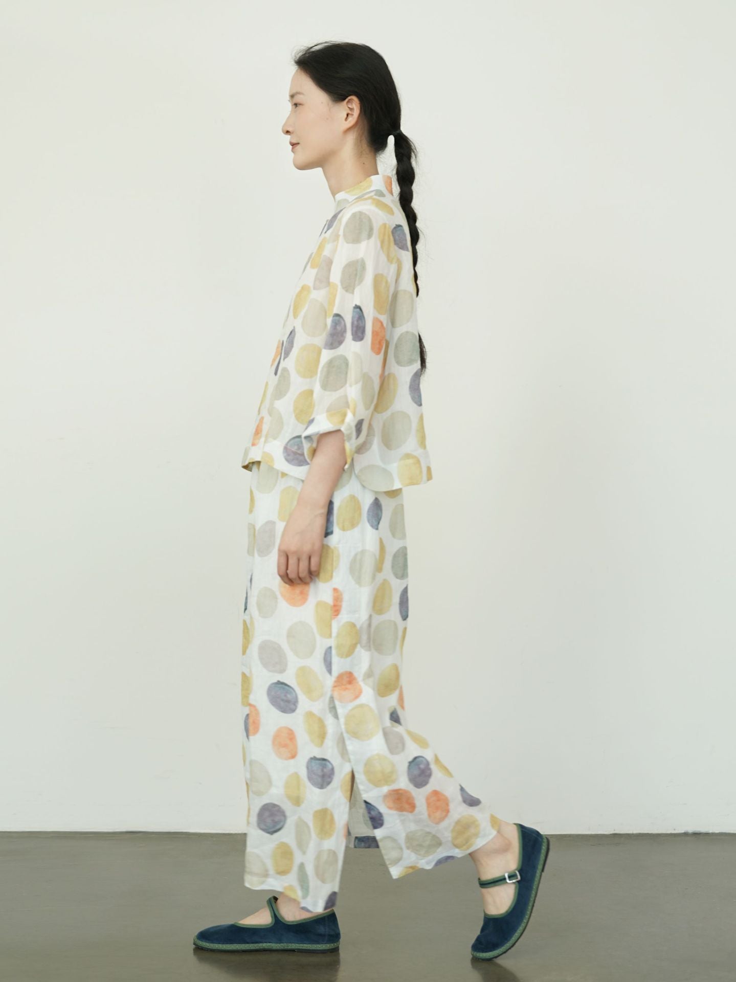 Autumn Polka Dot Skirt
