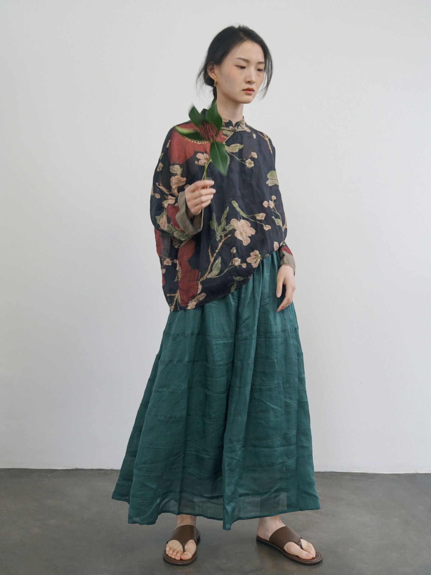 Blossom Cheongsam Top