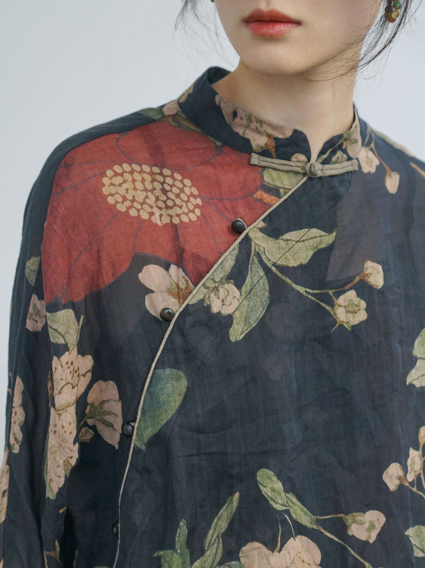 Blossom Cheongsam Top