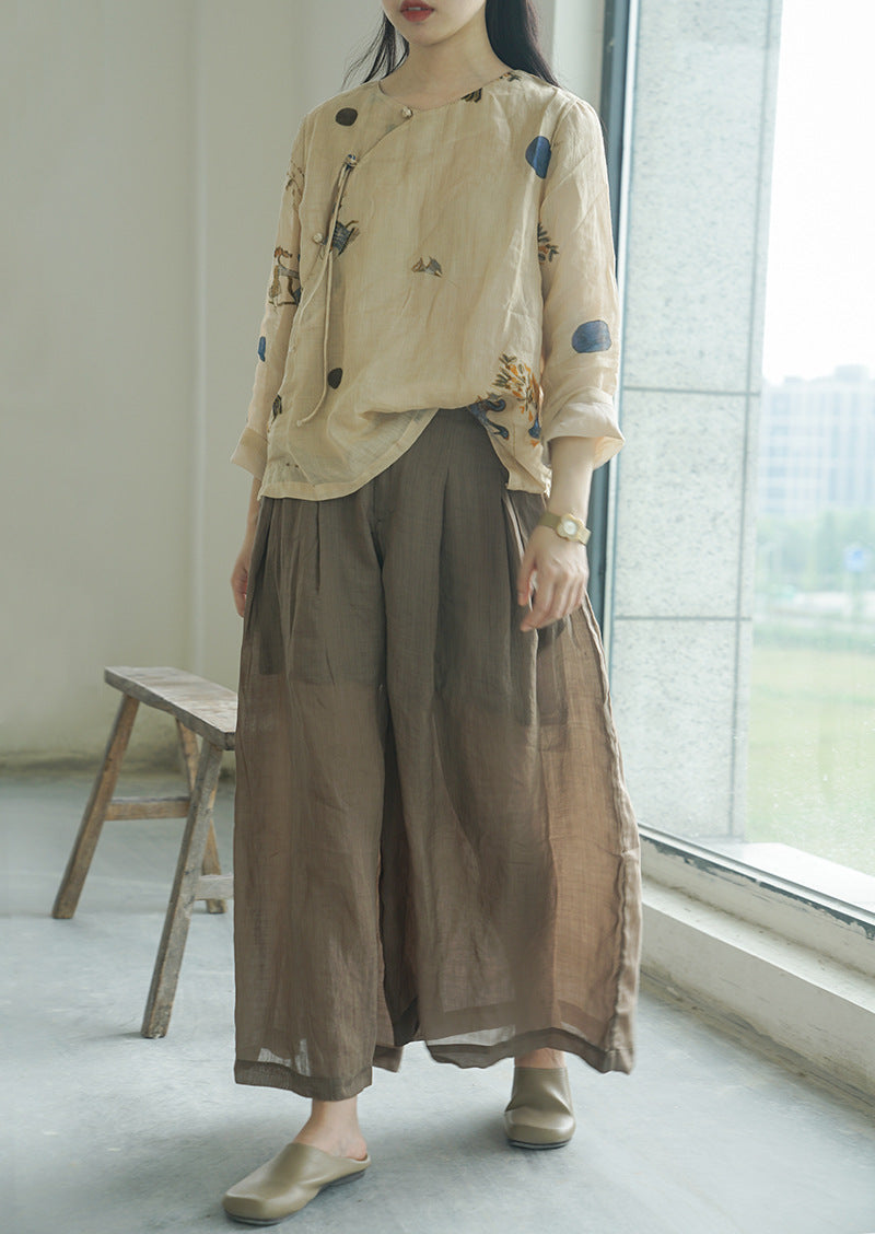 Blue Moon Cheongsam Top