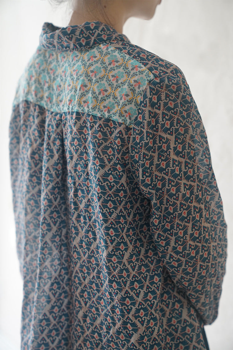 Geometric Print Shirt