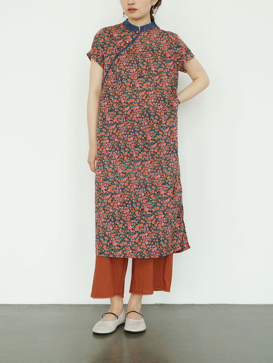 Little Floral Cheongsam Qipao Dress