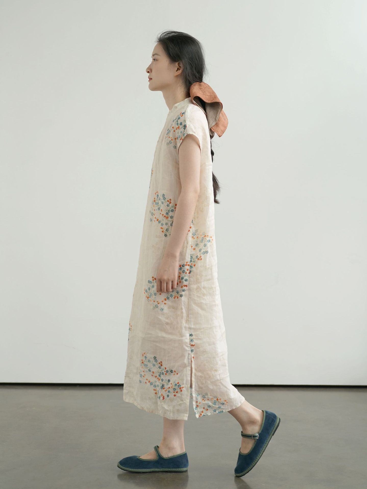 Little Floral Cheongsam Qipao Dress