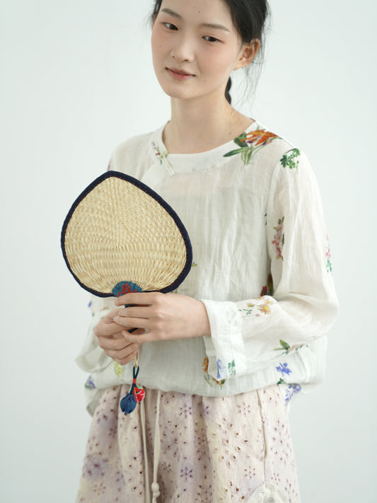 Multi Floral Cheongsam Qipao Top