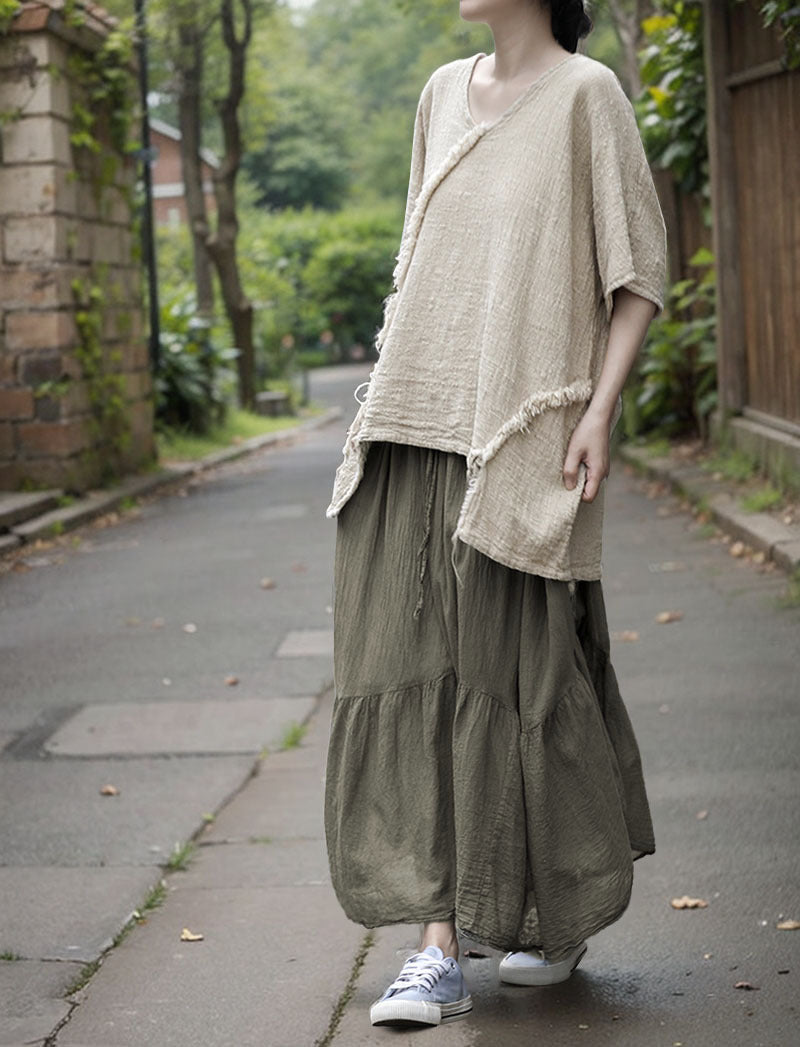Shanqian Skirt in Olive