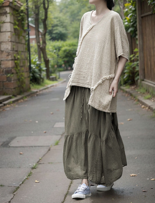Shanqian Skirt in Olive