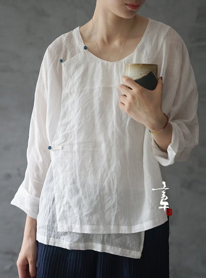 Zen Style Cheongsam Top
