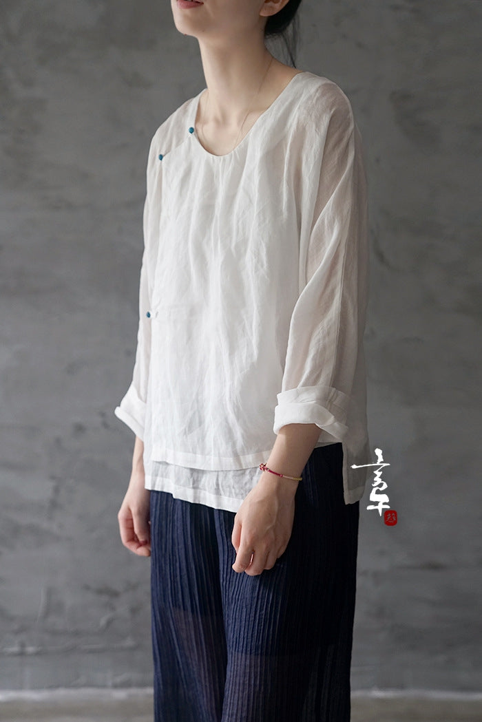 Zen Style Cheongsam Top